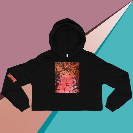 Artist designed Crop Hoodie